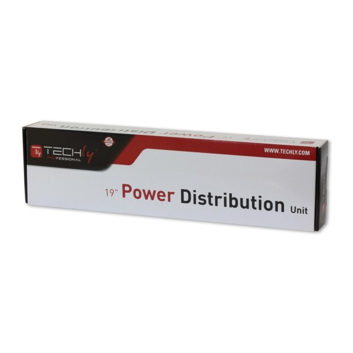 Techly I-CASE STRIP-18C20 Power Distribution Unit (PDU) 8 AC Outlets…