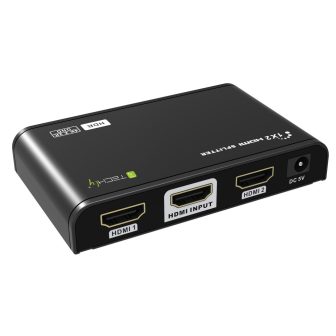Techly IDATA HDMI2-4K2HDR divisor de video HDMI 2x HDMI