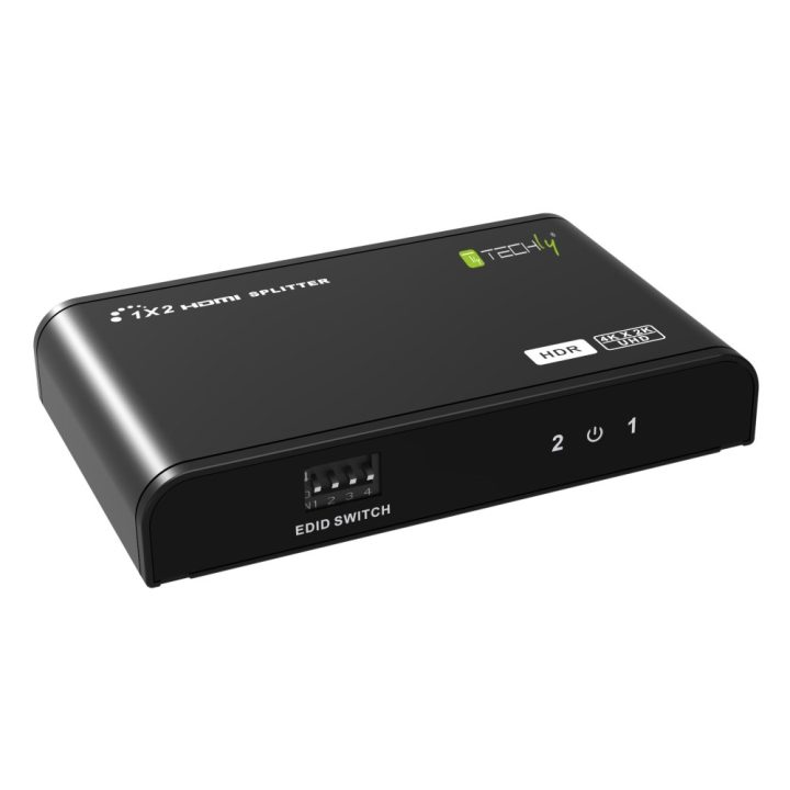 Techly IDATA HDMI2-4K2HDR divisor de vídeo HDMI 2x HDMI