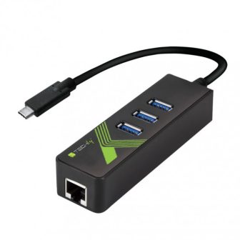 Techly IDATA USB-ETGIGA-3C2 Laptop Stand and USB 3.2 Gen 1 (3.1 Gen…