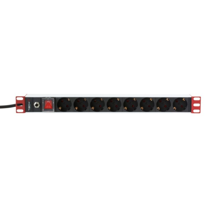 Techly I-CASE STRIP-61UDIT acessório para rack Régua de tomadas