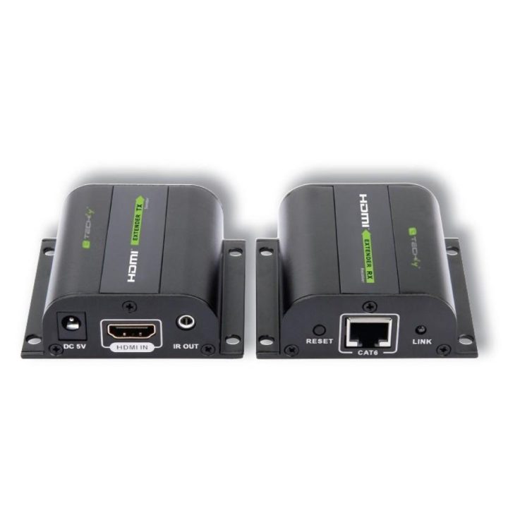 Techly IDATA EXT-E70I extensor de áudio/vídeo Transmissor e recetor…