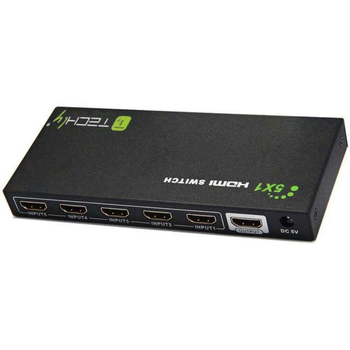 Techly IDATA HDMI-4K51 comutador de vídeo