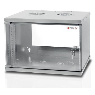 Techly I-CASE EL-1006G32 6U Rack Wall-Mount Cabinet Gray