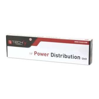 Techly I-CASE STRIP-16SH Power Distribution Unit (PDU) 6 AC Outlets…