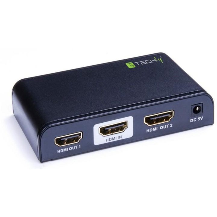 Techly IDATA HDMI2-4K2 HDMI 2x HDMI Video Splitter