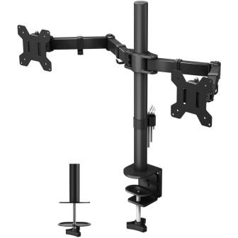 Techly ICA-LCD 382-D 27" Desktop Monitor Stand Black