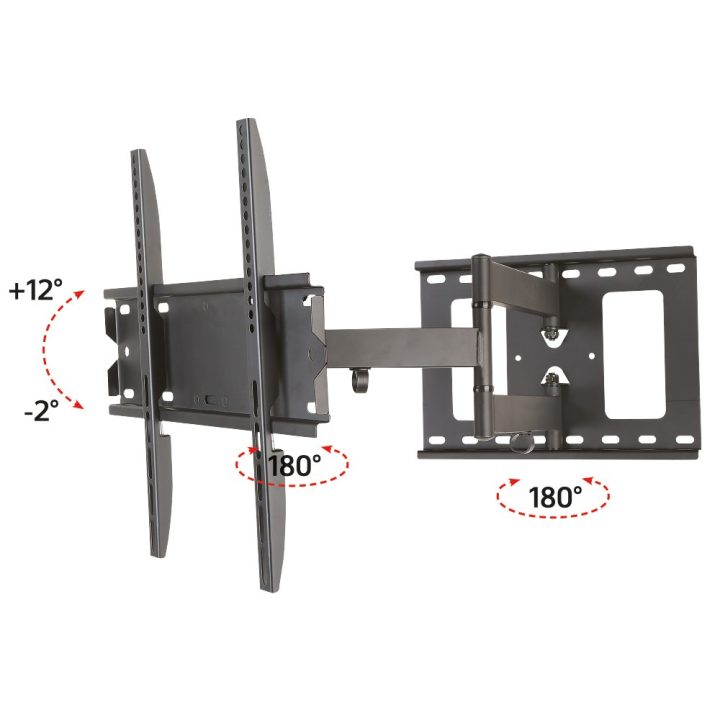 Techly ICA-PLB 148M suporte para TV 55" Preto