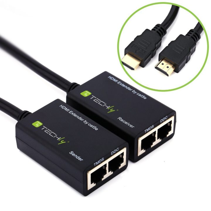 Techly IDATA EXT-E30D divisor de video HDMI