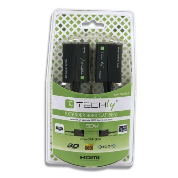 Techly IDATA EXT-E30D HDMI Video Splitter
