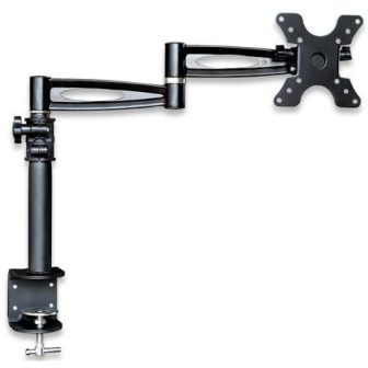 Techly ICA-LCD 502BK suporte para monitor 27" Secretária Preto