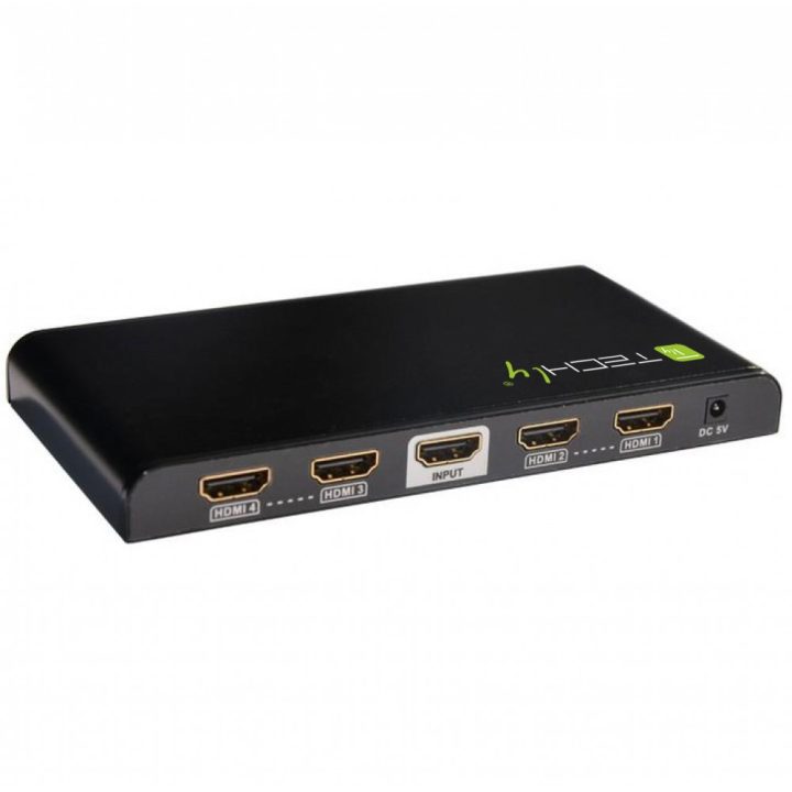Techly IDATA HDMI-4K4 4x HDMI Video Splitter