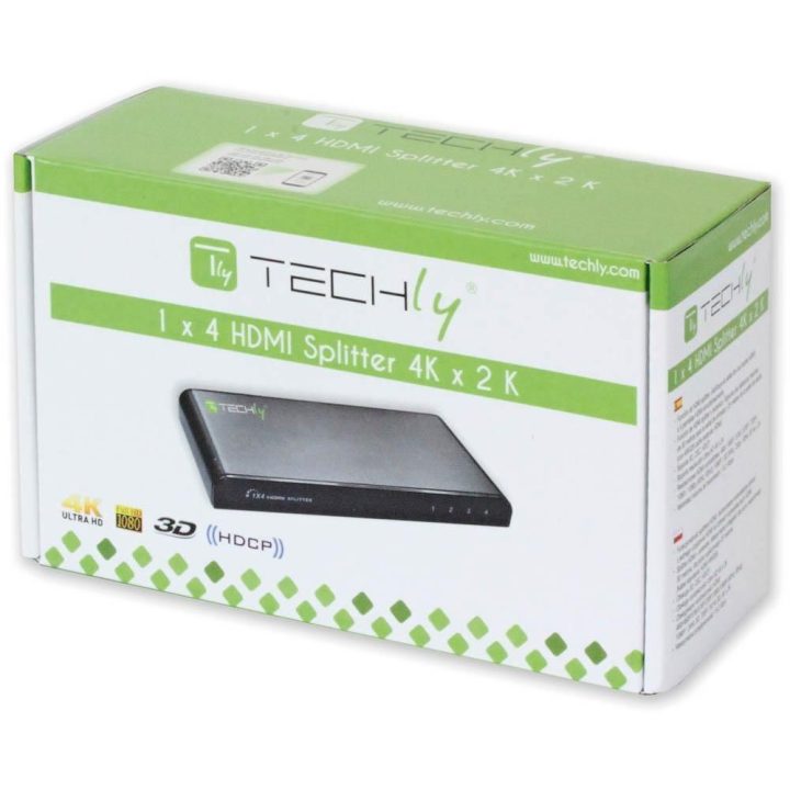 Techly IDATA HDMI-4K4 4x HDMI Video Splitter