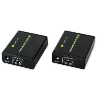Techly IDATA EXT-E70 extensor de áudio/vídeo Transmissor e recetor de…