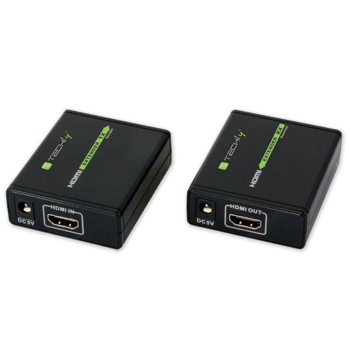 Techly IDATA EXT-E70 Audio/Video Extender AV Signal Transmitter and…