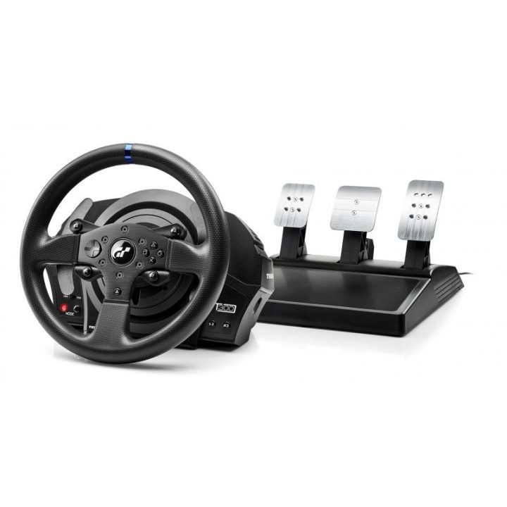 Thrustmaster T300 RS GT Black Steering Wheel + Analog/Digital Pedals…