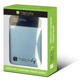 Techly I-CHARGE-10LCDBL bateria externa Polímero de lítio 10000 mAh…