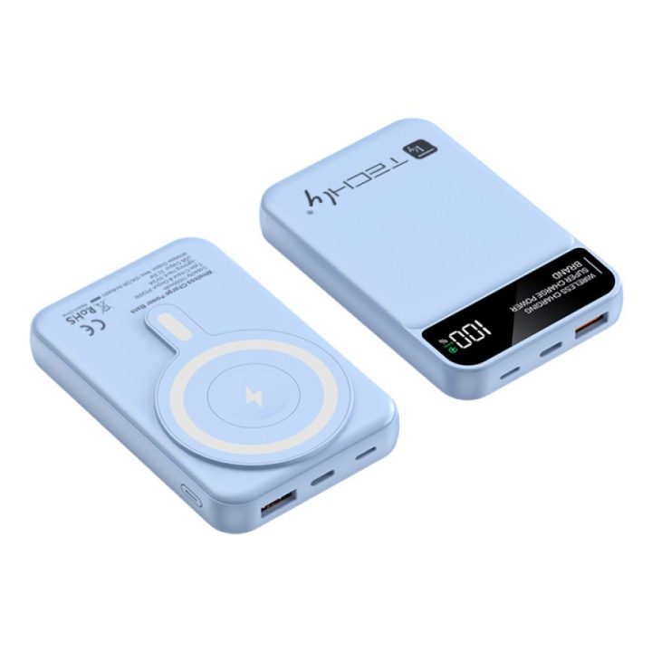Techly I-CHARGE-10LCDBL batería externa Polímero de litio 10000 mAh…