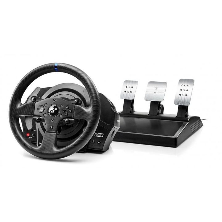 Thrustmaster T300 RS GT Black Steering Wheel + Analog/Digital Pedals…