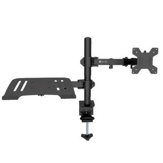 Techly ICA-LCD 174NB suporte para monitor 32" Secretária Preto