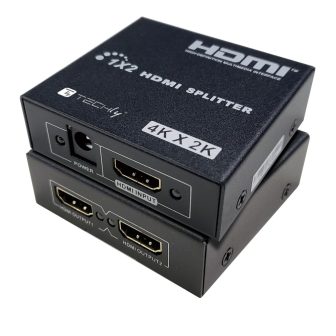 Techly IDATA HDMI-4K230 2x HDMI Video Splitter