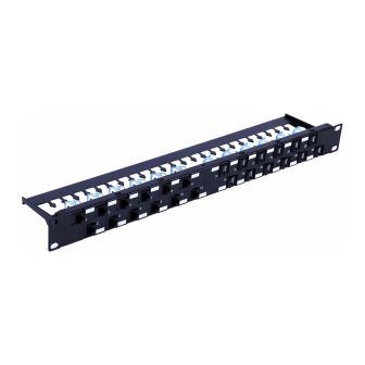 Techly I-PP 24-RU-C6ATSL panel de parcheo 1U
