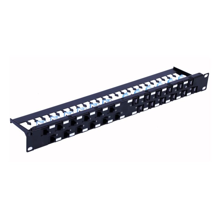 Techly I-PP 24-RU-C6ATSL painel de patch 1U