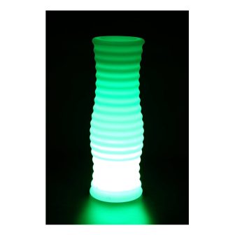 Techly I-LED FLOWERPOT maceta Blanco Plástico 1 pieza(s)