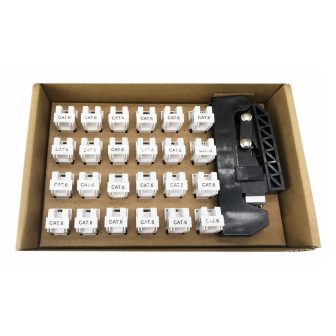 Techly IWP-KIT-C6U90 network connector module
