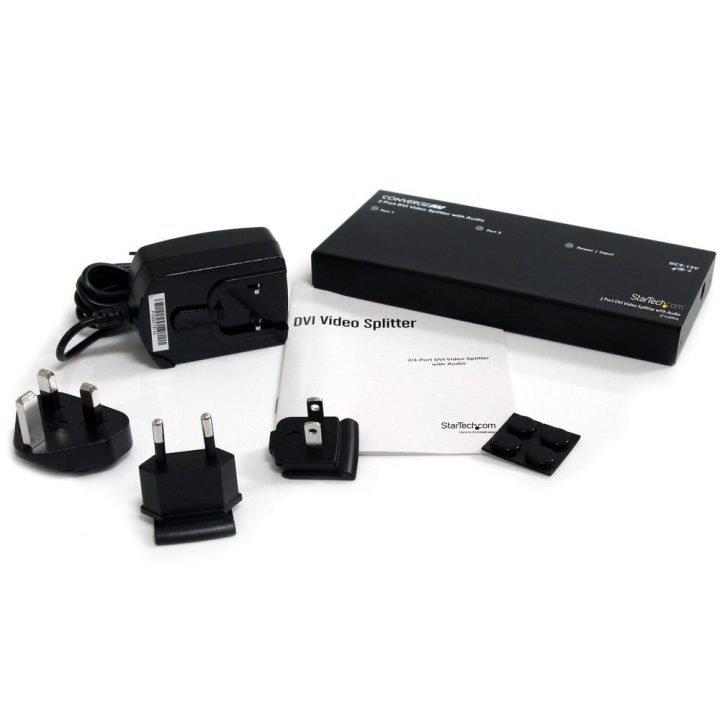 StarTech.com Duplicador Divisor Multiplicador de Vídeo DVI e Áudio de…