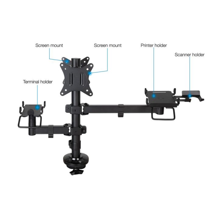 TooQ Desktop Stand for POS/Printer/Screens/Terminal/Reader
