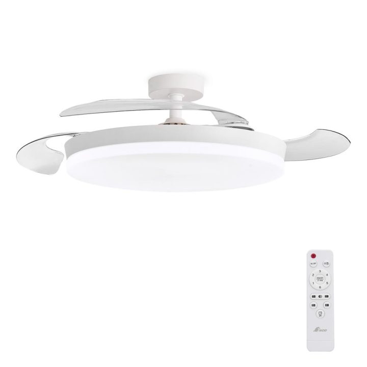 Yoevu 3NOD - Ceiling fan with LED light Concept Ova DC motor 6 speeds…