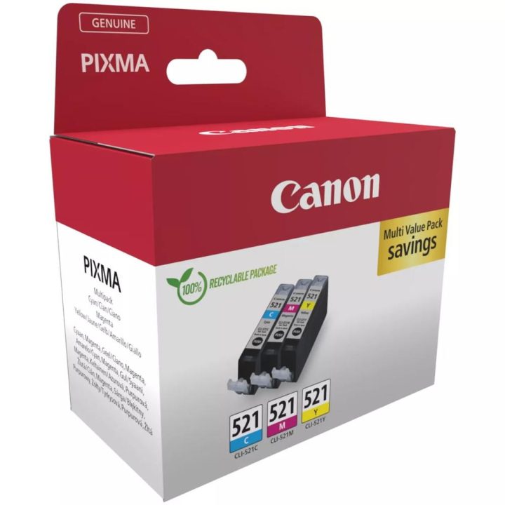Canon 2934B015 Ink Cartridge 3 piece(s) Original Cyan, Magenta, Yellow