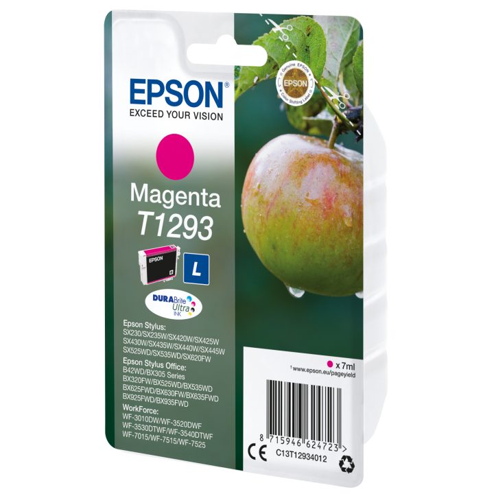 Epson Apple Tinta magenta T1293 DURABrite Ultra Manzana