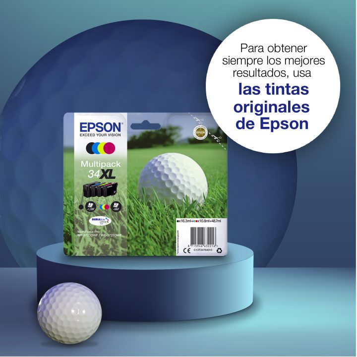 Epson Golf ball Tinta preta 34 DURABrite Ultra Bola de golfe
