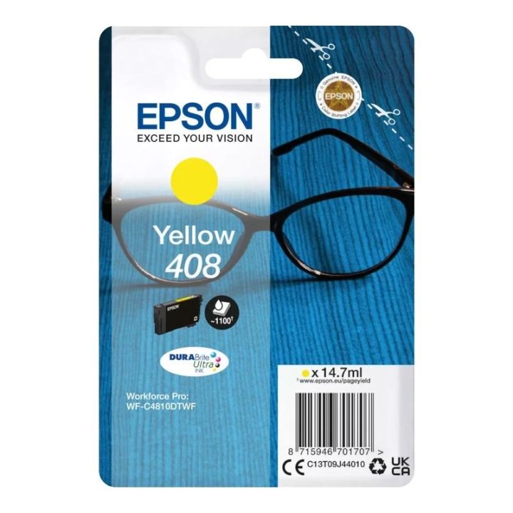 Epson Yellow Ink 408 DURABrite Ultra Glasses