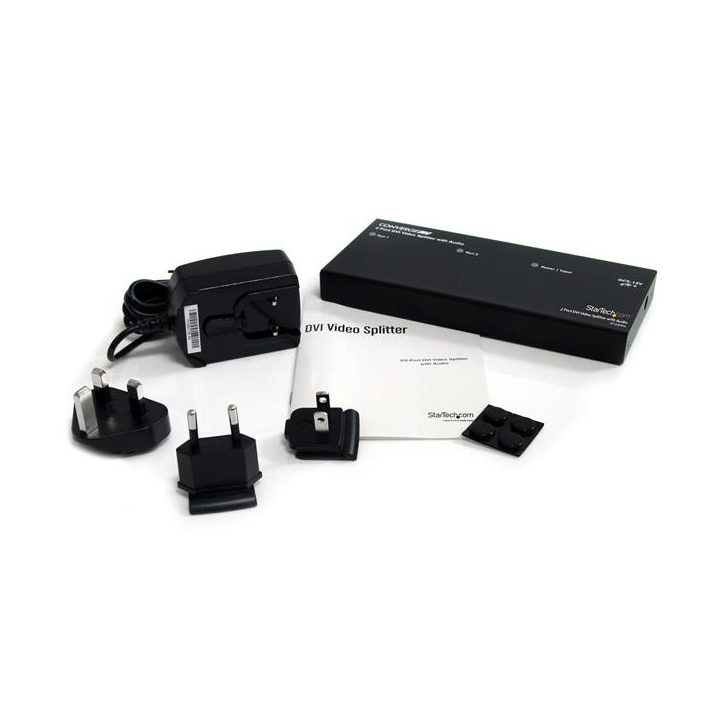 StarTech.com Duplicador Divisor Multiplicador de Vídeo DVI y Audio de…