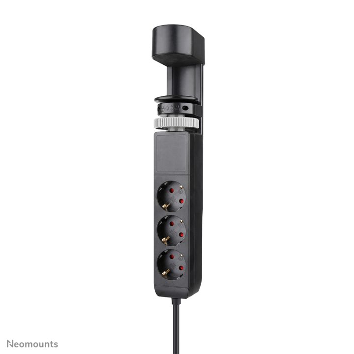 Neomounts DS22-840BL6 Regleta de sobremesa con abrazadera y puertos…