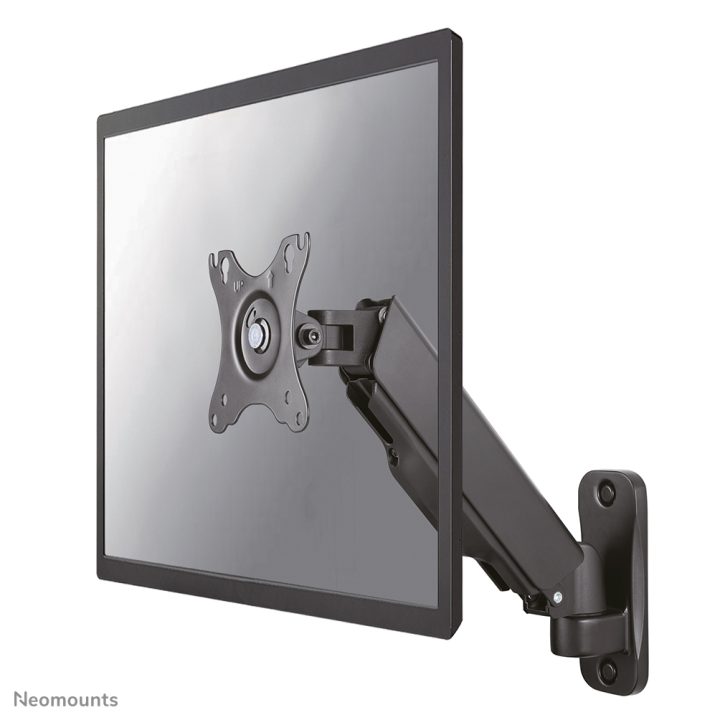 Neomounts WL70-440BL11 Full-Motion Gas Spring Wall Mount for 17-32"…