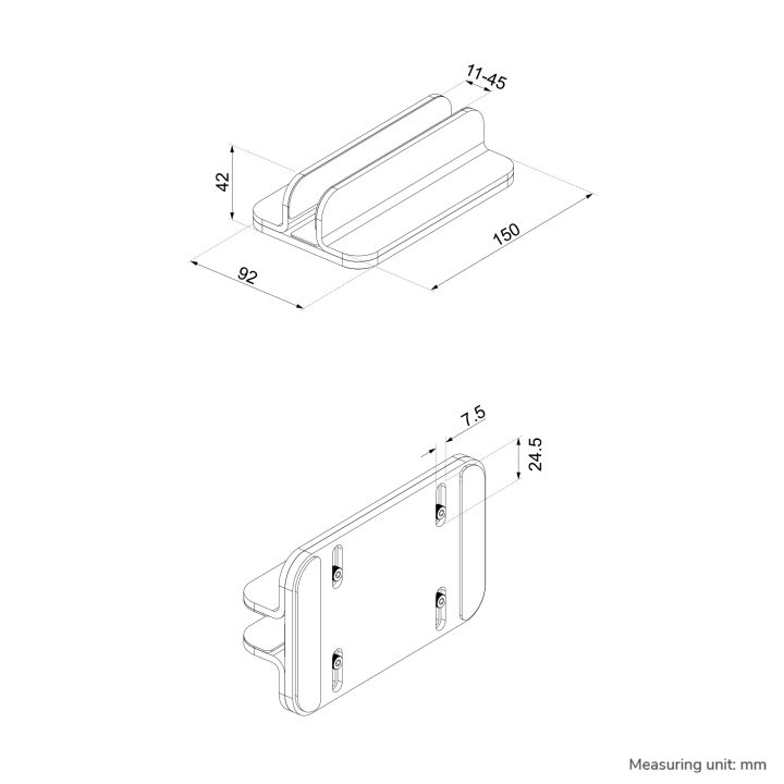 Neomounts NSLS300SILVER Laptop Stand 11-17" - Universal