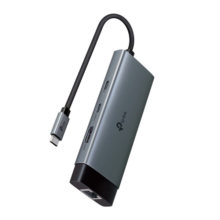 TP-Link UH6120C hub de interface USB Tipo C Cinzento