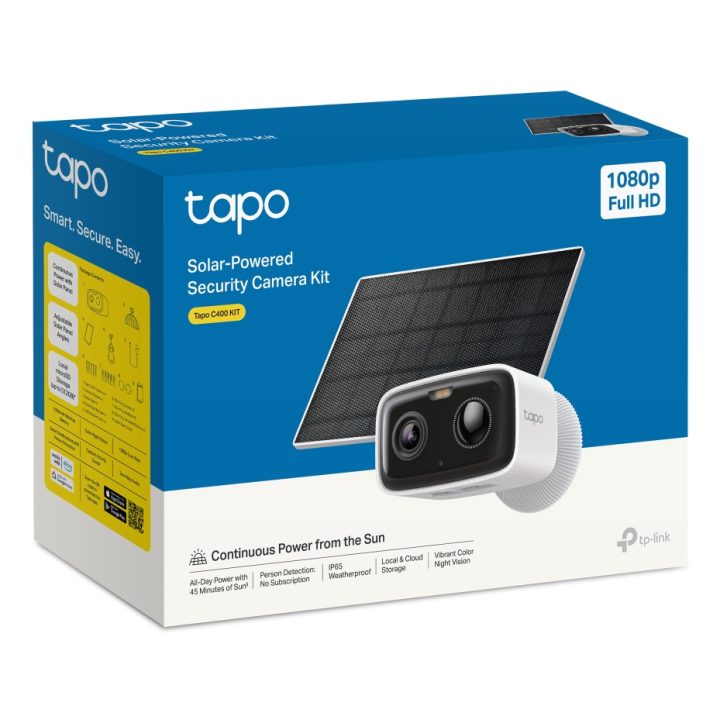 TP-Link Tapo C400 KIT Outdoor IP Security Camera Box 1920 x 1080…