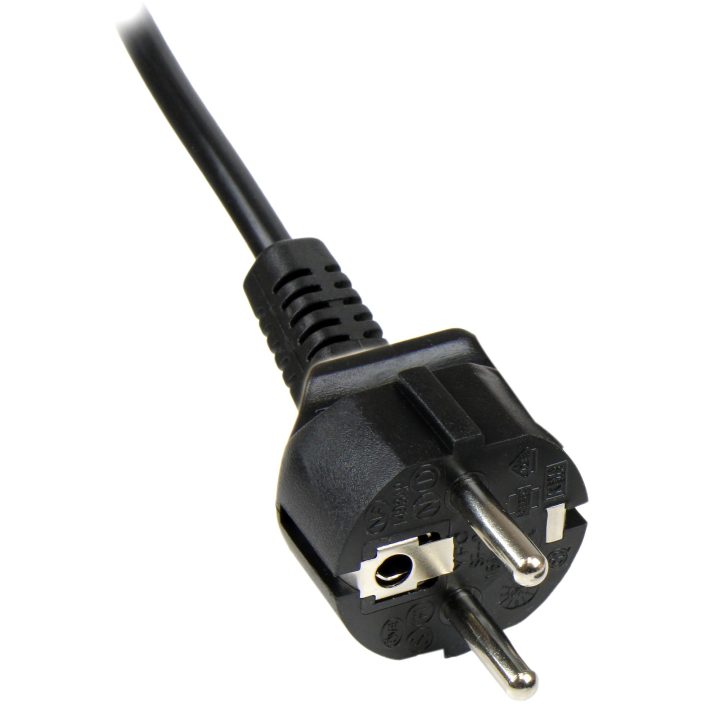 StarTech.com 1m Laptop Power Cable, EU Plug to C5, 2.5A 250V, 18AWG…