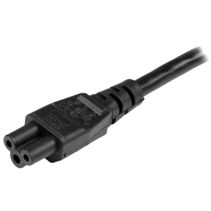 StarTech.com 1m Laptop Power Cable, EU Plug to C5, 2.5A 250V, 18AWG…