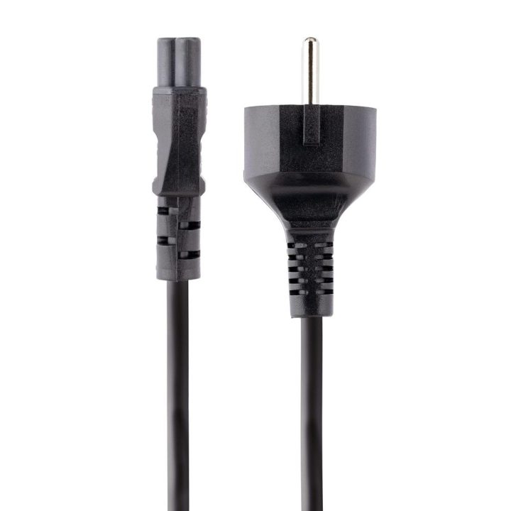 StarTech.com 1m Laptop Power Cable, EU Plug to C5, 2.5A 250V, 18AWG…
