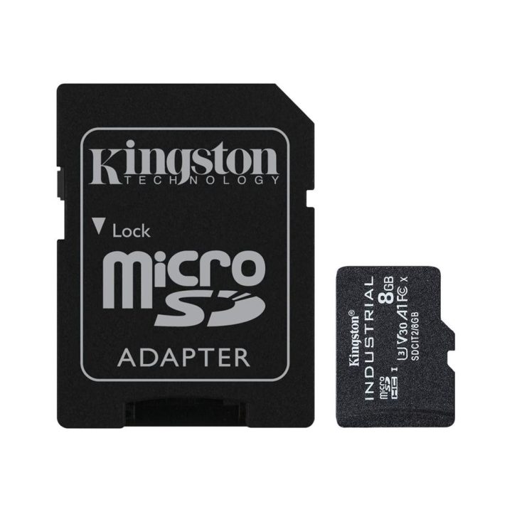 Kingston Technology Cartão 8GB microSDHC Industrial C10 A1 pSLC +…