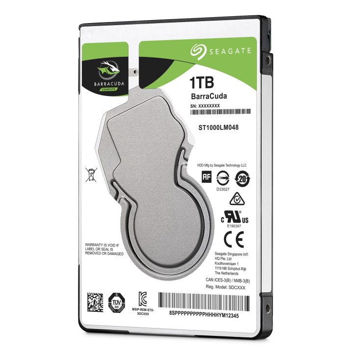 Seagate Barracuda 2.5" disco duro interno 1 TB 5400 RPM 128 MB 2.5"…
