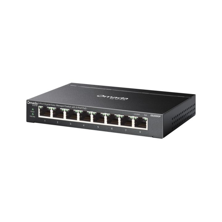 TP-Link Omada ES208GP switch Gerido L2 Gigabit Ethernet (10/100/1000)…