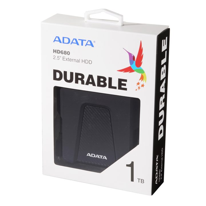 ADATA HD680 disco rígido externo 1 TB USB 3.2 Gen 1 (3.1 Gen 1) Preto