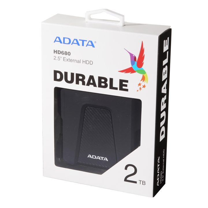 ADATA HD680 disco rígido externo 1 TB USB 3.2 Gen 1 (3.1 Gen 1) Preto